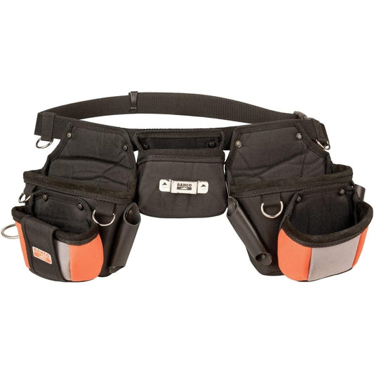 BAHCO Tool Belt Pouch Nylon 3 Pouches 2 Pockets 4750-3PB-1
