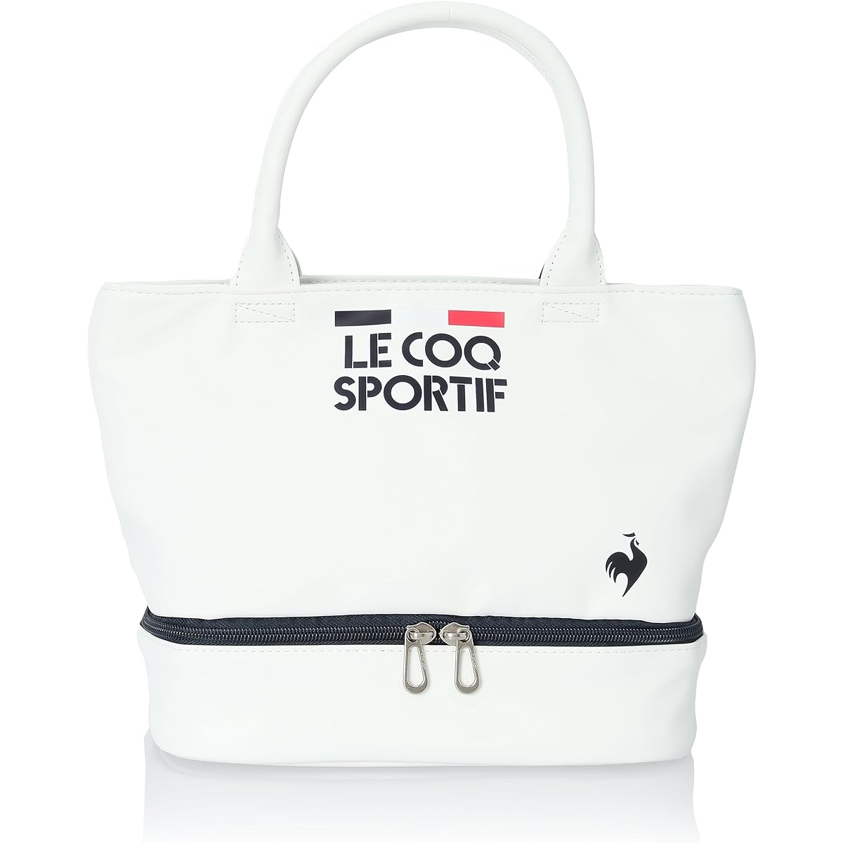 [Le Coq Sportif] Cart Bag, Cold Insulation, Holds 2 Plastic Bottles, Round Tote, Double Layer Type, Sporty, Golf QQCWJA43