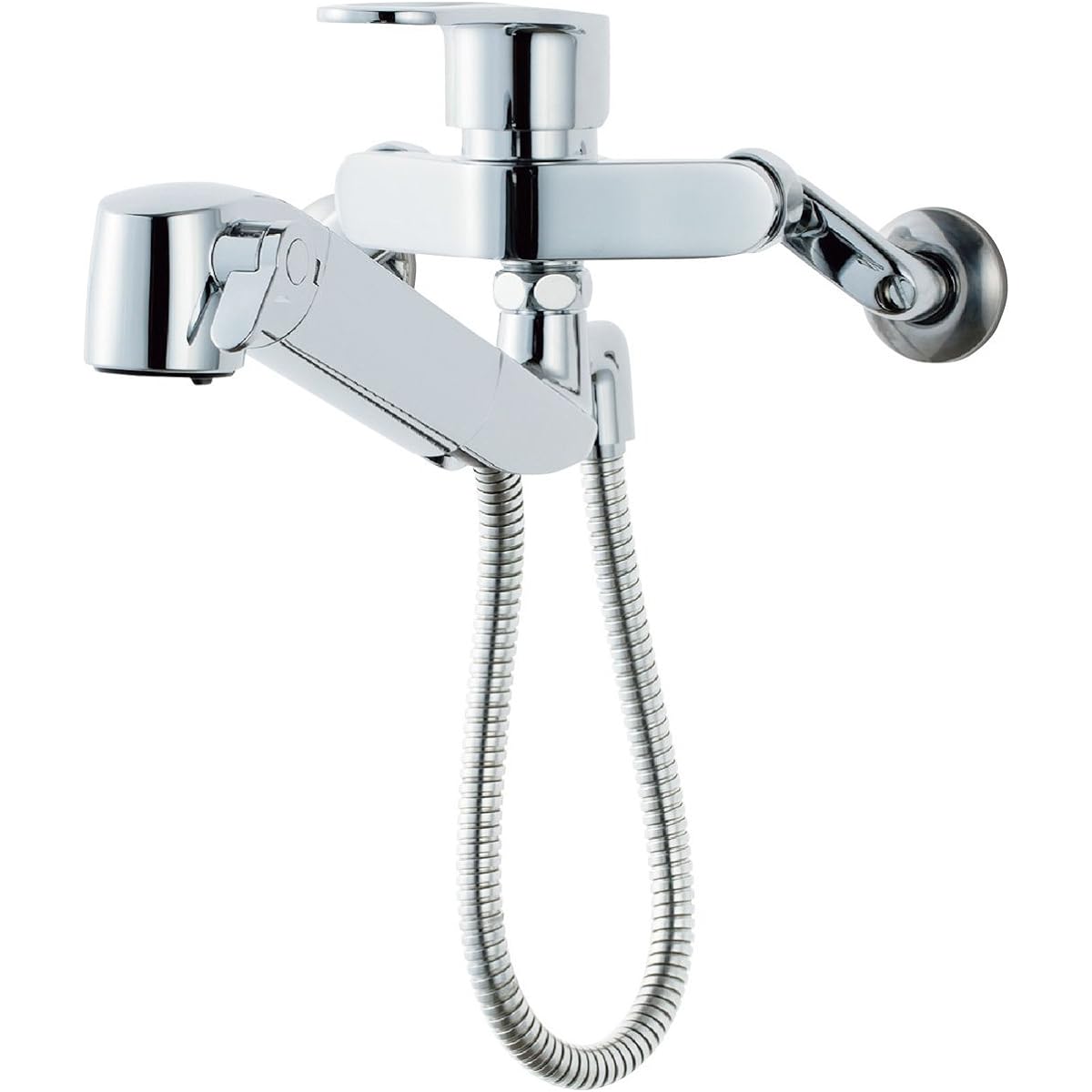 LIXIL INAX Kitchen Single Lever Mixing Faucet with Built-in Wall-Mounted Water Purifier with Hand Shower Eco Handle RJF-865Y