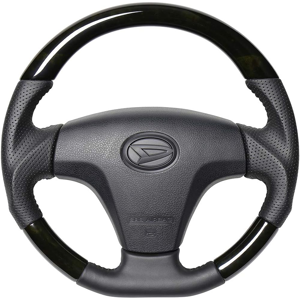REAL Steering [Hijet Truck *Including jumbo (S500P/S510P)/Move (LA100S)] Blackwood TYB-BKW-BK