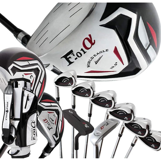 WORLD EAGLE F-F-01α Cross Club Set 10 Pieces Left Bag: F-01α Beginner