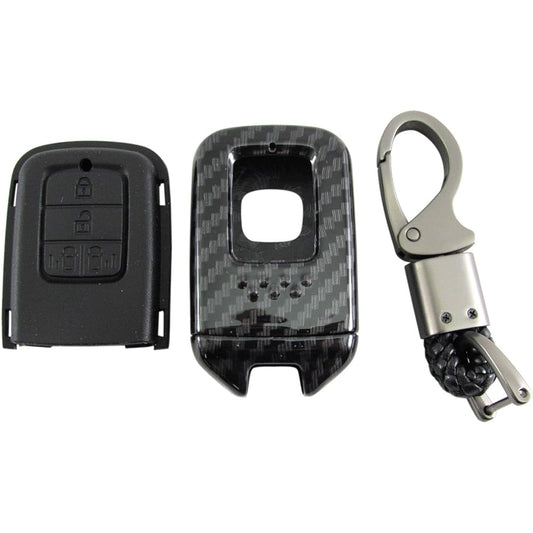 BRIGHTZ Odyssey Hybrid RC4 Carbon Style Smart Key Case Black [KEY-CASE-033] RC C4 4 Odyssey Hybrid Hybrid Odyssey Odyssey Honda Smart Key 31444