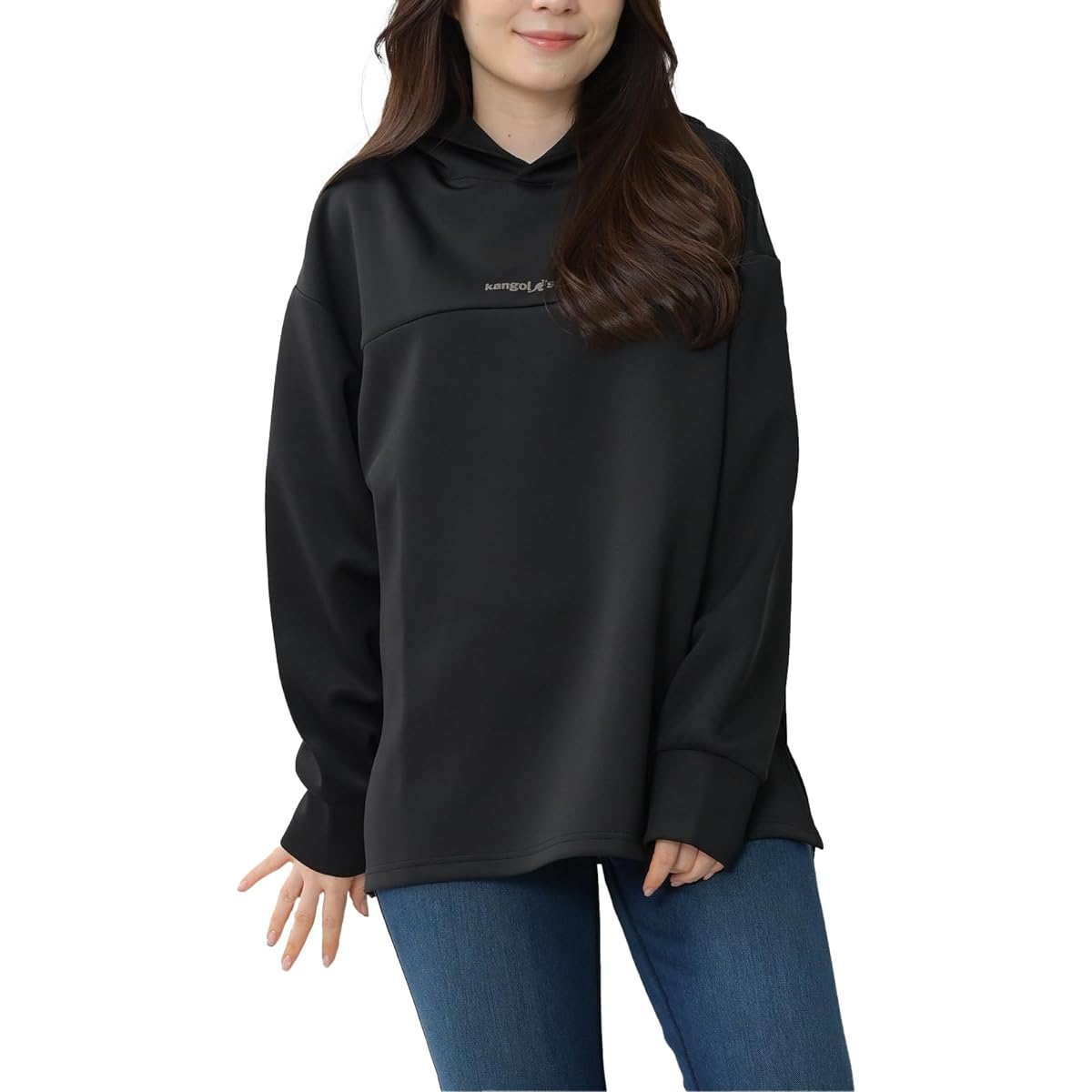 [JANJAM] Large Size Women's Parka Pullover Long Sleeve Hoodie UV Protection Sweat Absorbent Quick Drying Tops