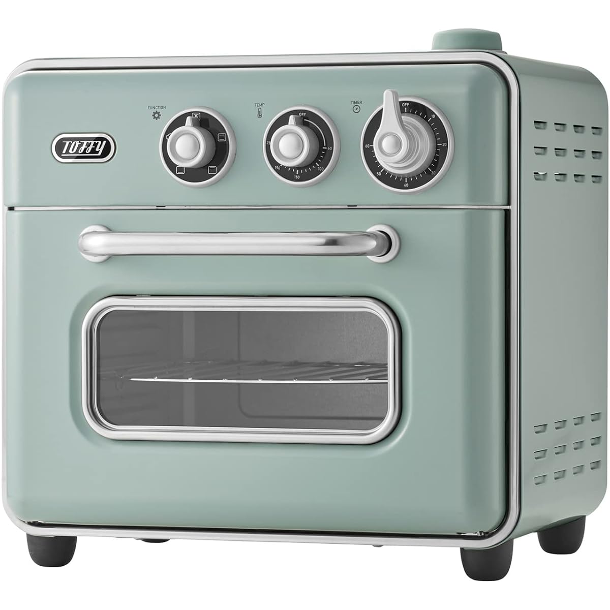 [Toffy] Non-fry toaster oven K-TS5 5-in-1 non-fry oven grill slow bake fermentation steam function retro K-TS5-PA