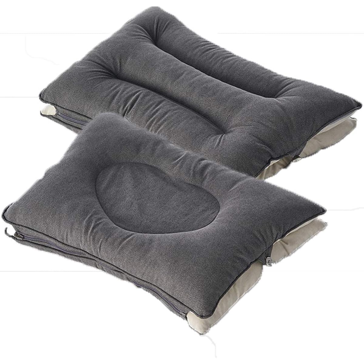 Weatherly Japan Cervical Support Zero Gravity Pillow Dullo Pillow Modal Cover Set Black Length 37 x Width 50 x Height 14cm