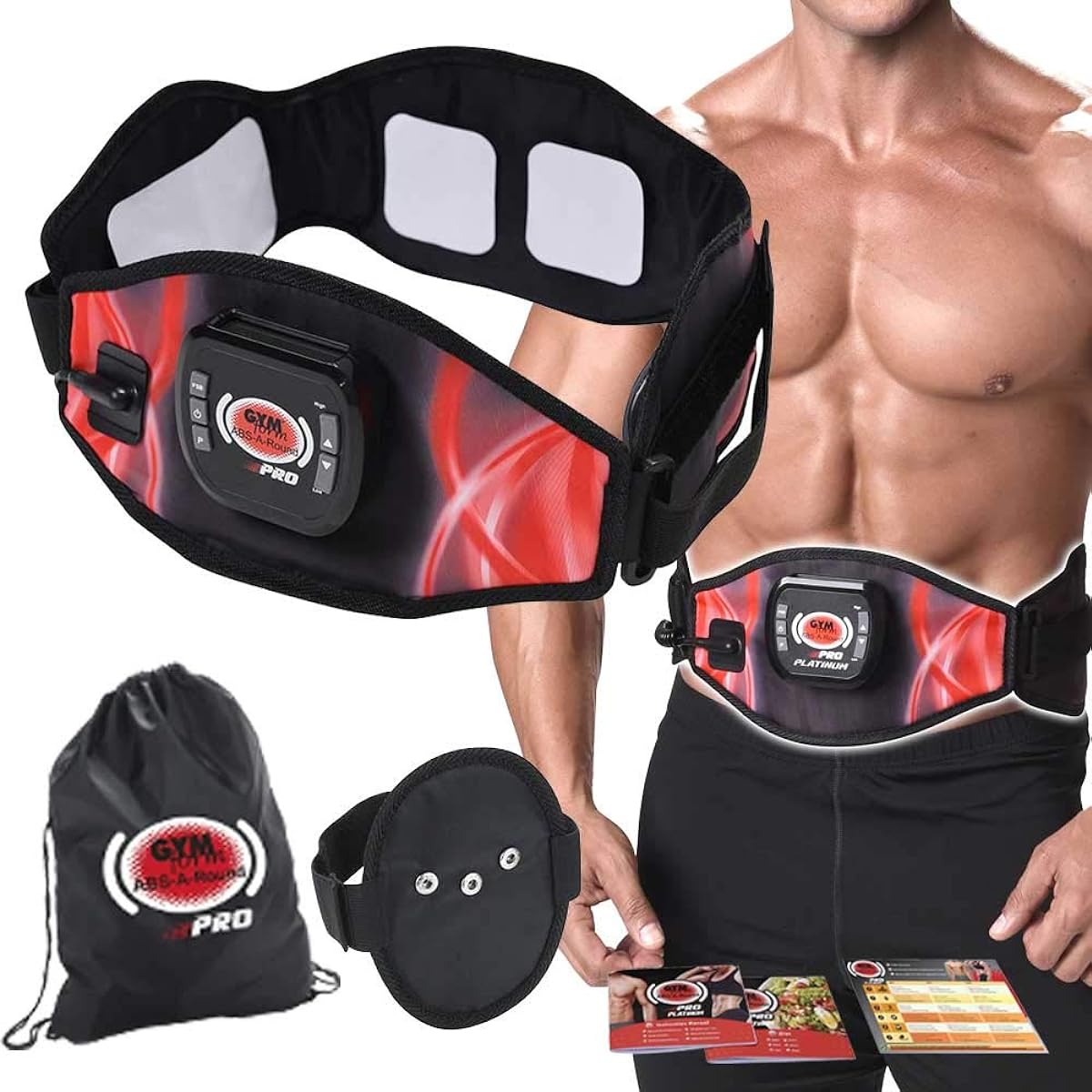 e-chance gymform abs around pro EMS abs belt training belt abs equipment abs machine gymform abs around pro