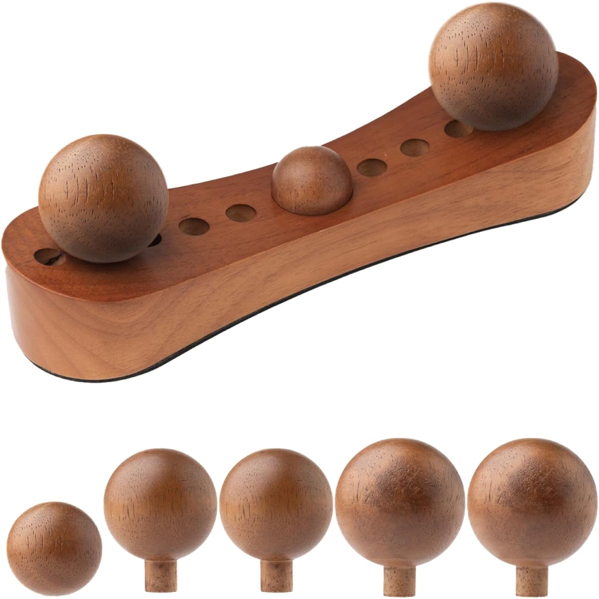 Hogushi Specialty [Relieve severe back pain in 1 minute] Pelvic pressure points massage ball Shoulders Back Buttocks