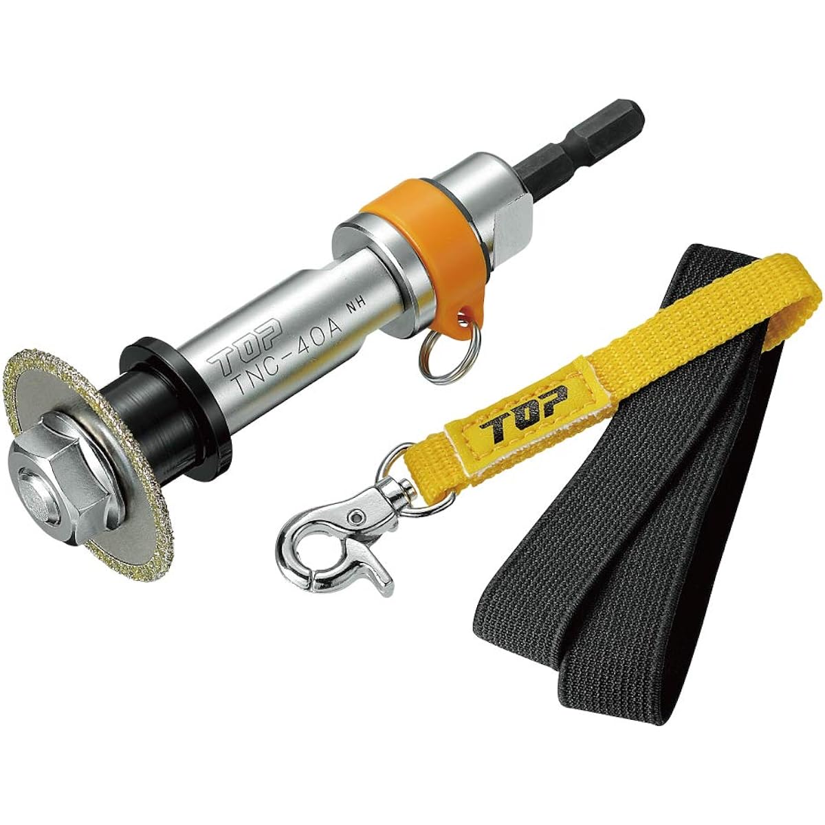 Top (TOP) Inner diameter cutter for PVC pipe, fall prevention set, blade diameter 41mm, TNC-40RS, Tsubamesanjo, Made in Japan