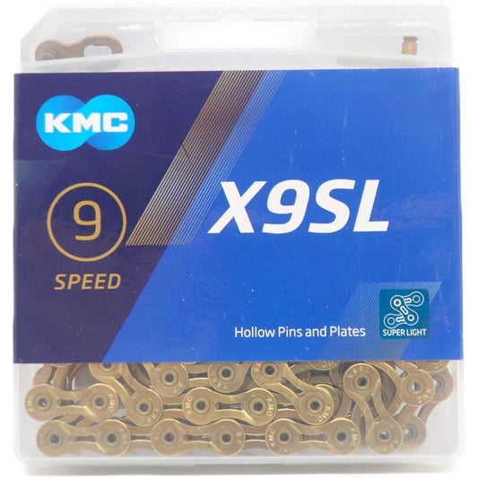KMC X9SL Chain 9 Speed/9s/9 Speed 114Links (Gold) [Parallel Import]
