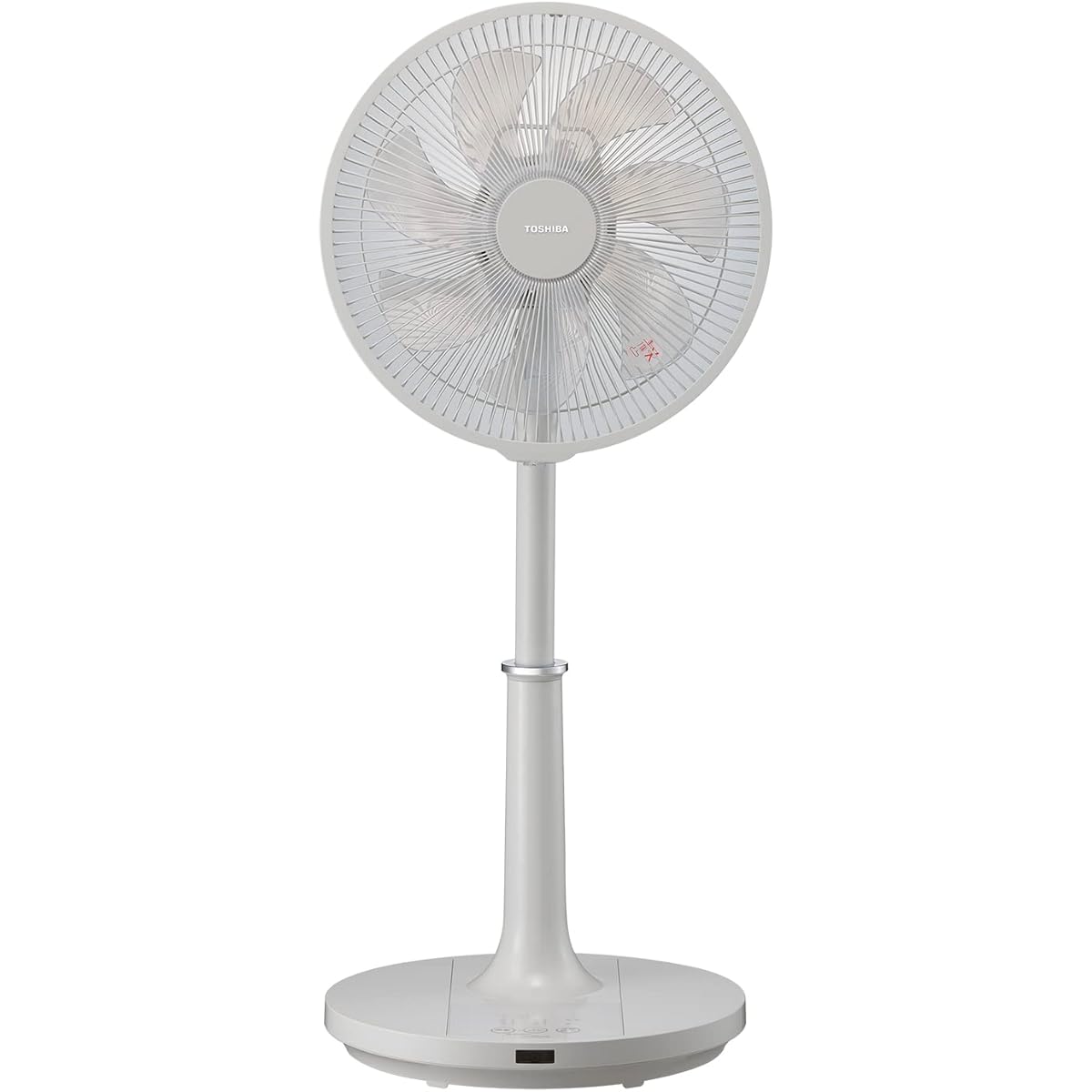 Toshiba Living Fan TF-30AL26, 7 Blades, 3 Air Volume Levels, Remote Control Included, Dust Prevention Treatment, AC Motor, Off Timer, Light Gray