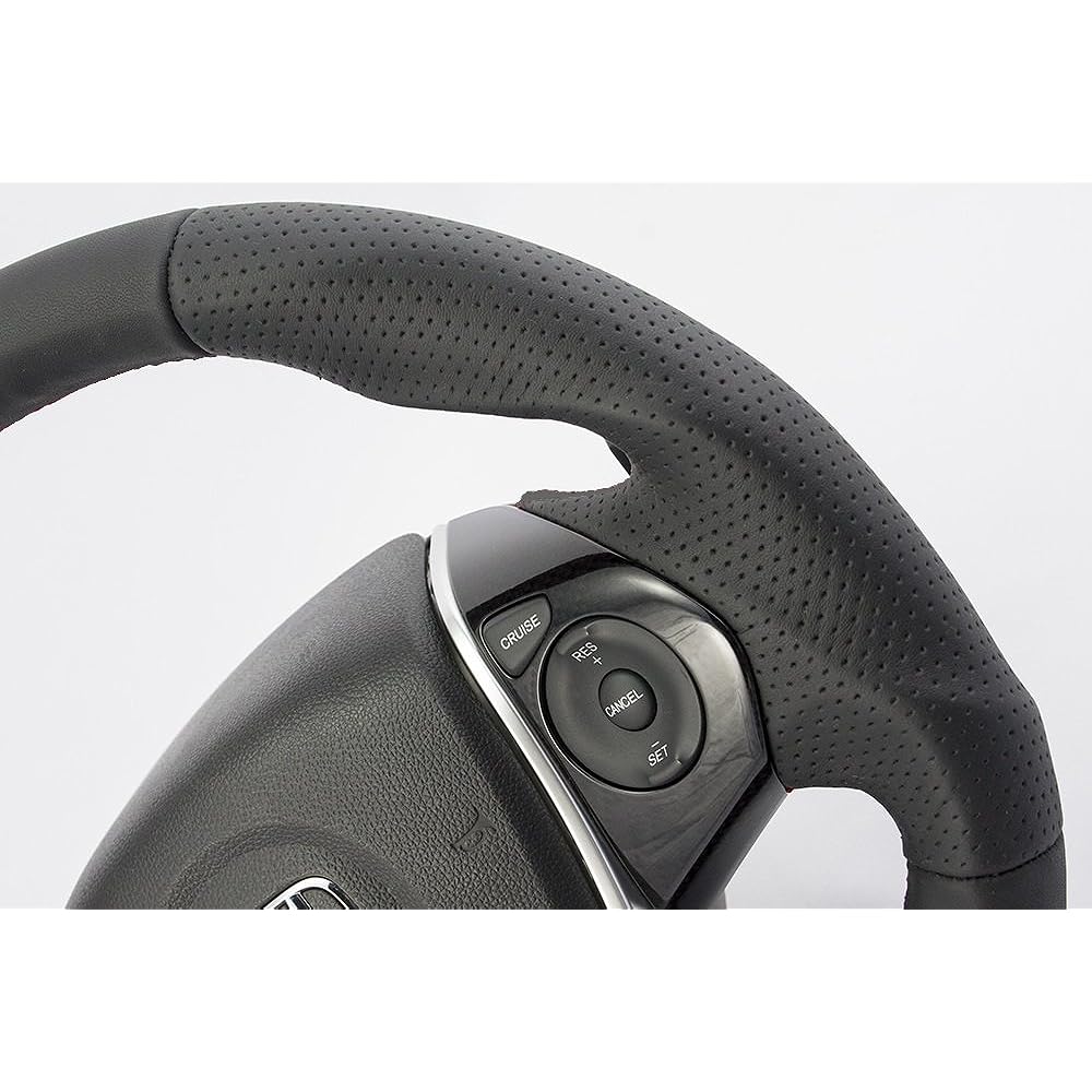 KENSTYLE Original Steering HB01 Honda S660 (JW5) All Black Leather (Black Stitch)