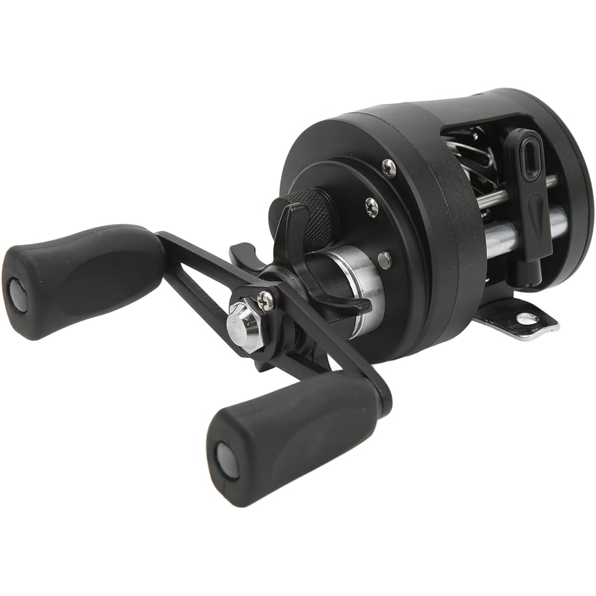 Fishing Reel, Lightweight Aluminum Frame Baitcaster Reel, 6.2:1 Gear Ratio Baitcasting Reel, Durable Corrosion Resistant 5KG/11lb Carbon Fiber Drag Long Range Lure Fishing