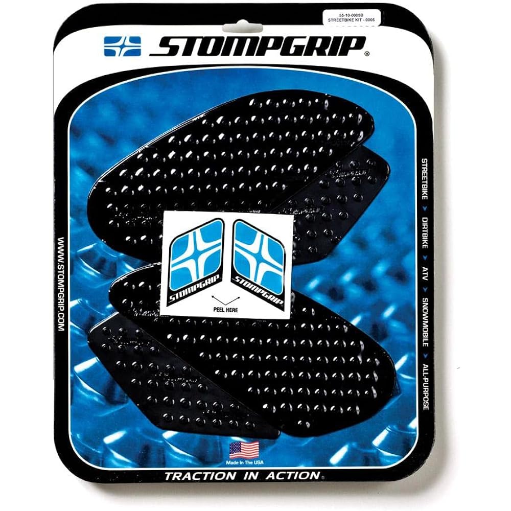 Stomp Grip Traction Pad Tank Kit Hybrid ICON YZF-R6 06-07 55-14-0005H Hybrid (Clear & Smoke)