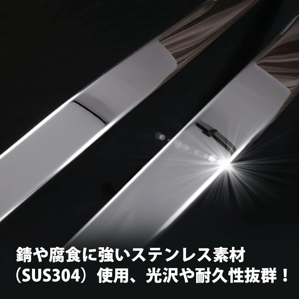 oi-trading Toyota Voxy 90 Series January 2022 - Front Headlight Trim, Eyeline, Garnish, Scratch Prevention, Material: SUS304 Stainless Steel, Mirror Finish, Plated Molle Accessories, Dress Up VOXY Custom Parts, Exterior 2P 5626