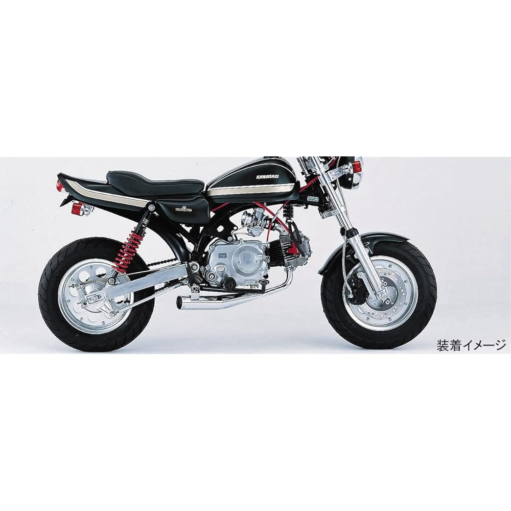 Kitaco (KITACO) Down Muffler Short Type Monkey/Gorilla Steel chrome plating finish 543-1014225