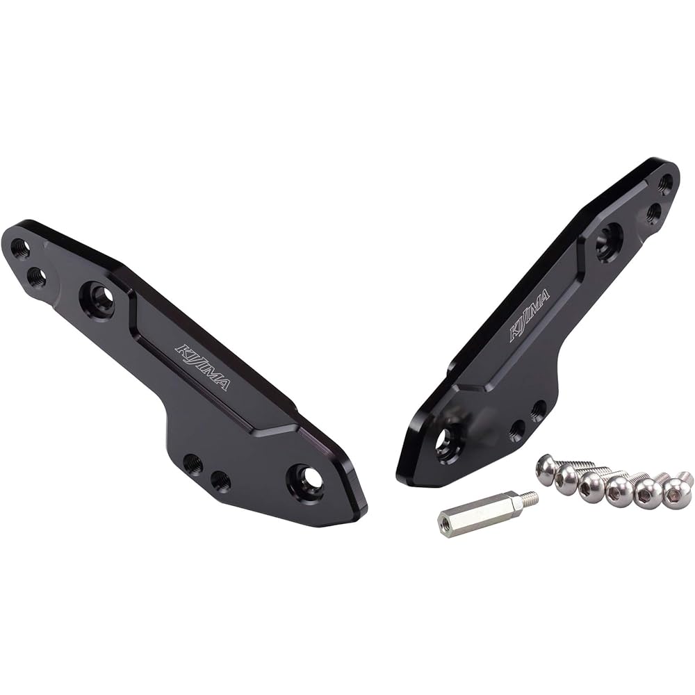 Kijima Motorcycle Bike Parts Step Step Up Bracket GSX250R(2BK-DN11A) Black Anodized 213-4385