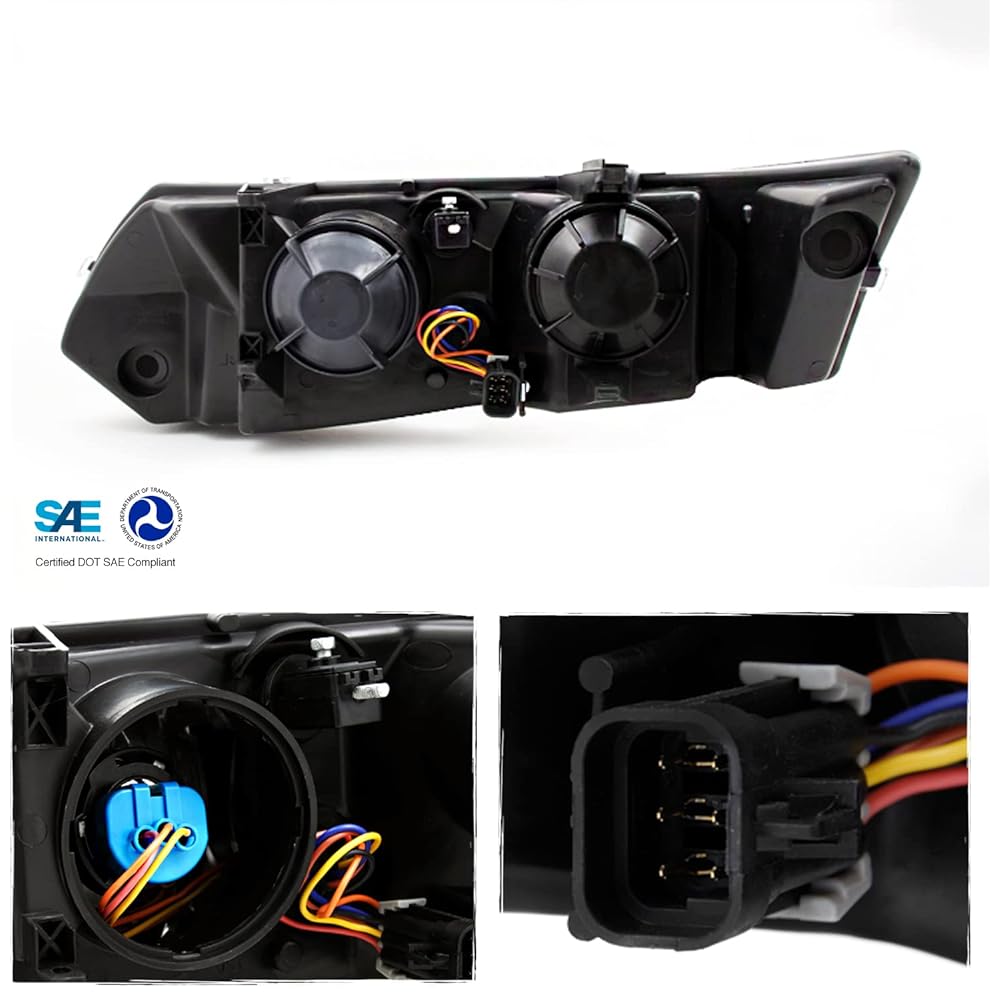 SATURN ION 4 Clear headlight headlamp for door sedan, driver left+passenger seat replacement