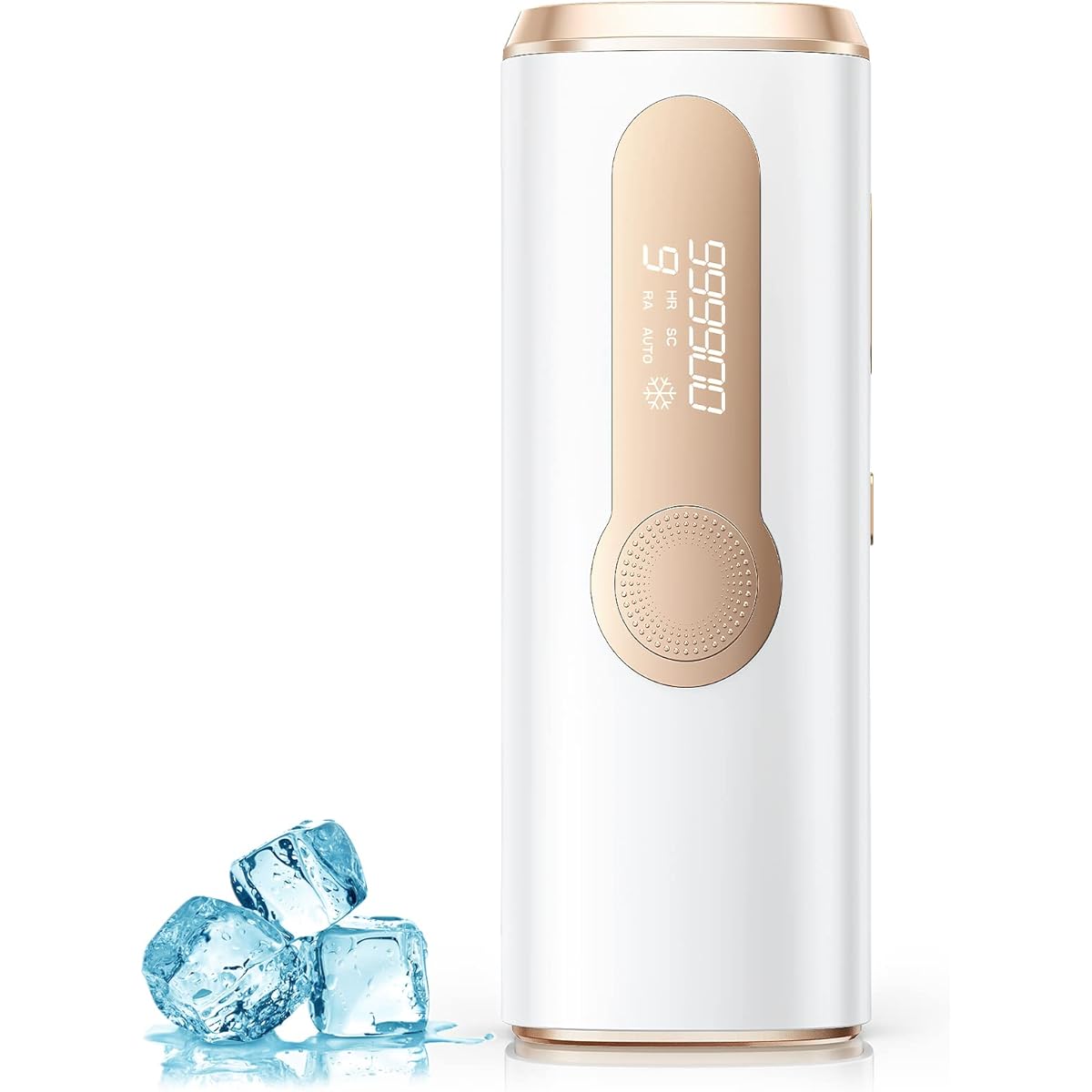 BIZINN 2023 Salon-Grade Light Epilator, Cold Sensation Epilator, IPL Epilator, 990,000 Rounds for Home, Lightweight, 9 Levels Adjustable, Men's, Beard, Women's, VIO Compatible, Manual/Automatic Mode,