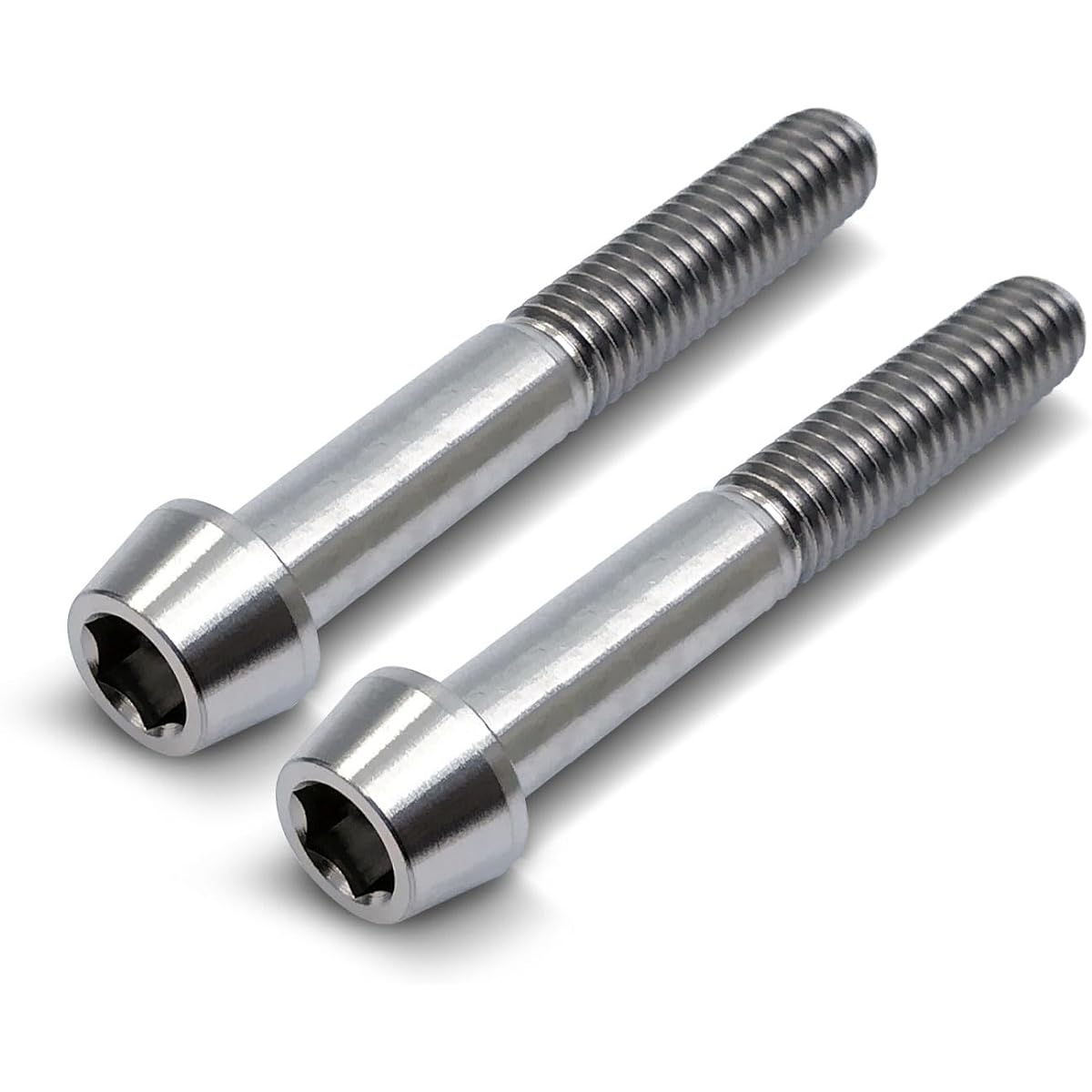 EGWORKS ULTRA-Ti™ High Strength 64 Titanium Taper Bolt M6x45mm (Set of 2)