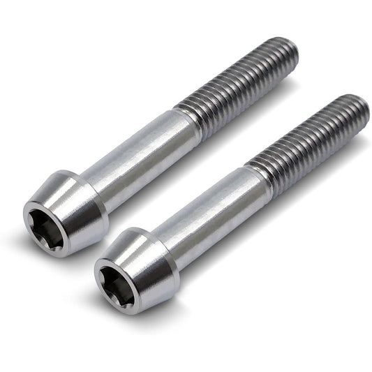 EGWORKS ULTRA-Ti™ High Strength 64 Titanium Taper Bolt M6x45mm (Set of 2)