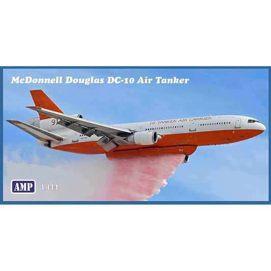 Micromil 1/144 DC-10 Air Tanker Aerial Fire Extinguisher (AMP Brand) Plastic Model MKRAMP144-005