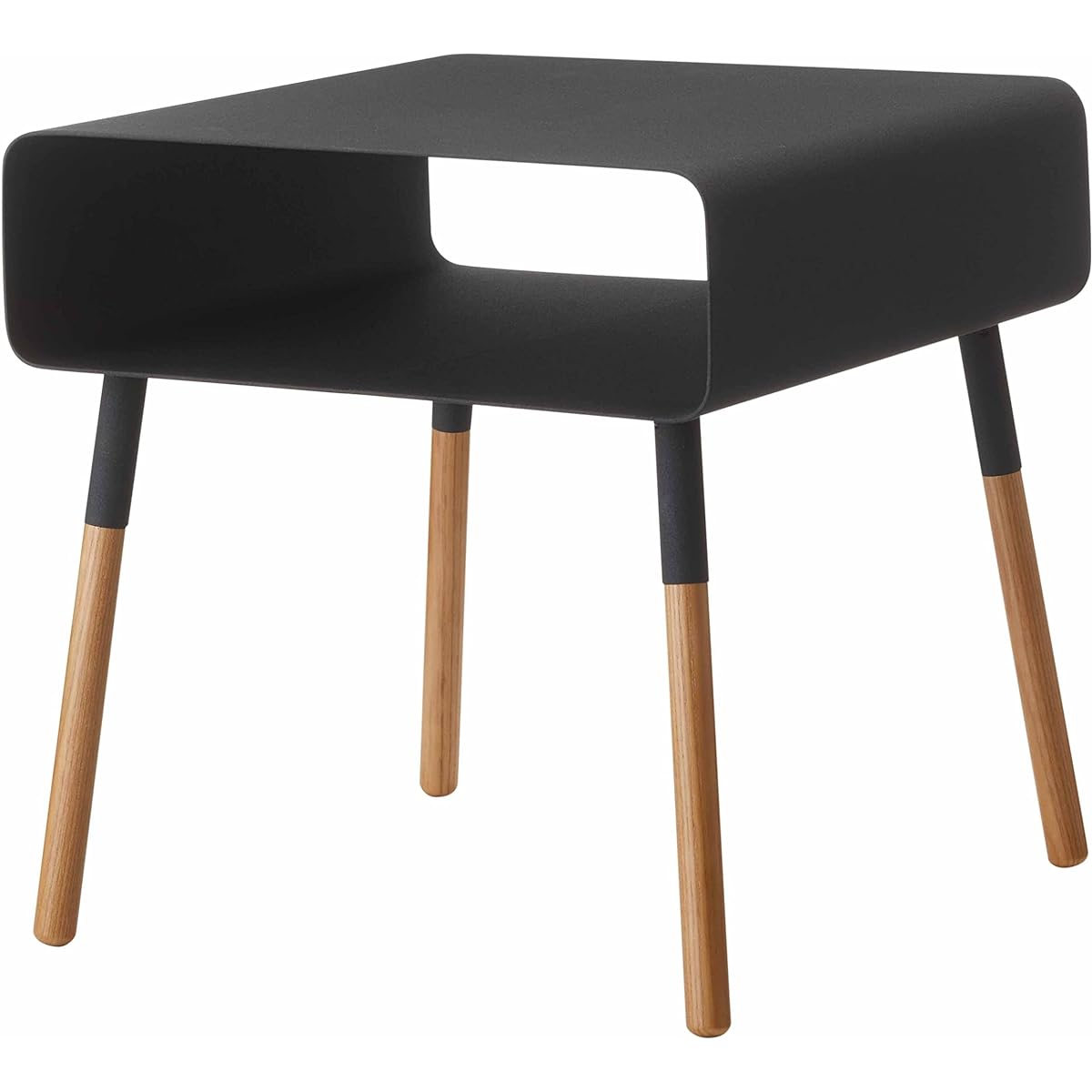 Yamazaki Jitsugyo (Yamazaki) Low Side Table Black Approx. W35 x D35 x H35cm Plain PLAIN Low Table Side Table 4230