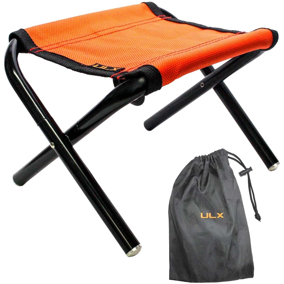 ULX Nano Stool Ultra-lightweight 175g Load capacity 200kg Storage bag included [Outdoor brand from Fukuoka: ULX] Ultra-light folding outdoor chair that is lighter than canned coffee and fits in your pocket