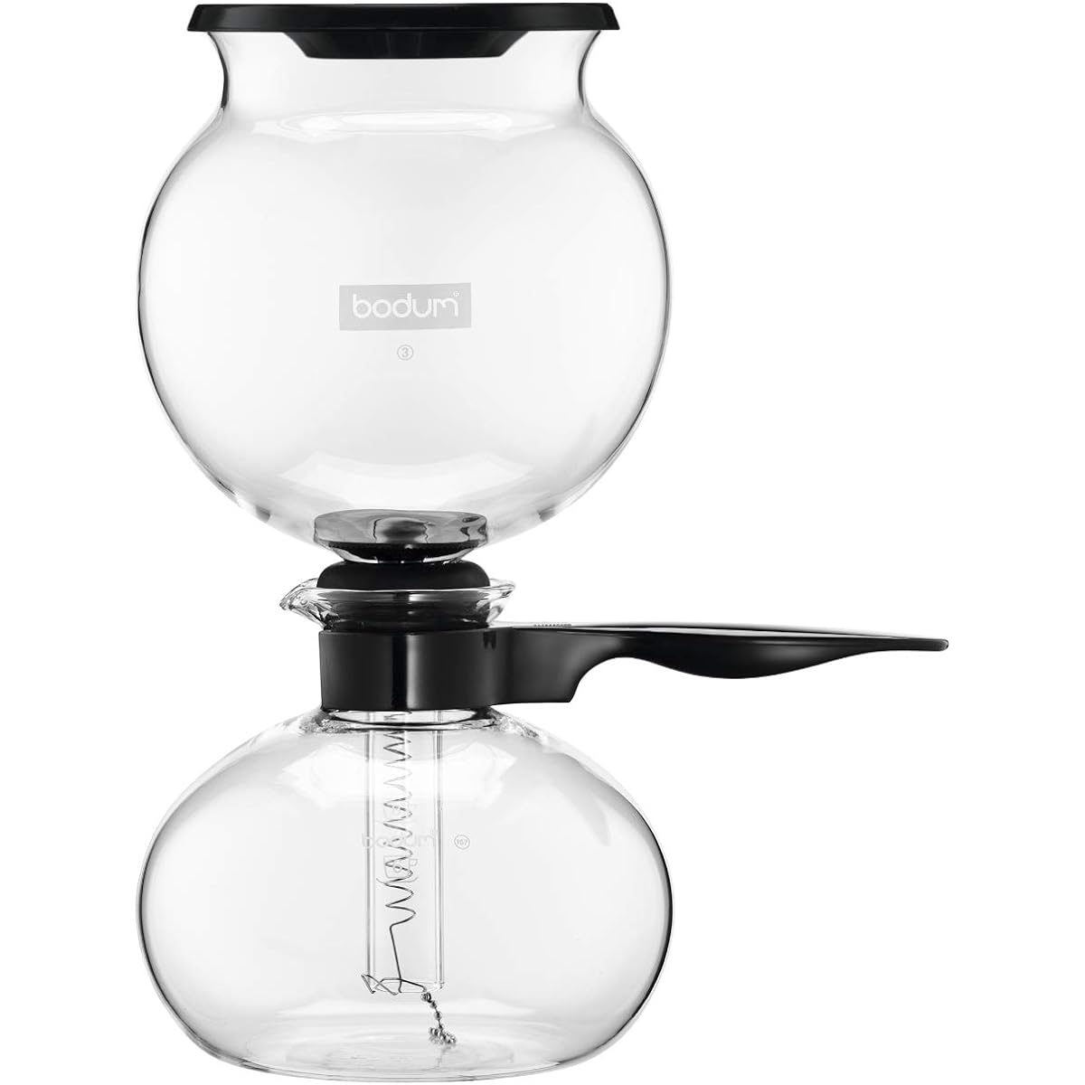 BODUM Bodum Coffee Maker Siphon PEBO Pebo Siphon Coffee Maker 1000ml Black Plastic Filter Glass Beaker Direct Fire Coffee [Genuine Product] 1208-01 BODUM Bodum Coffee Maker Siphon PEBO Pebo Siphon Coffee Maker 1000ml Black Plastic Filter Glass Beaker Dir