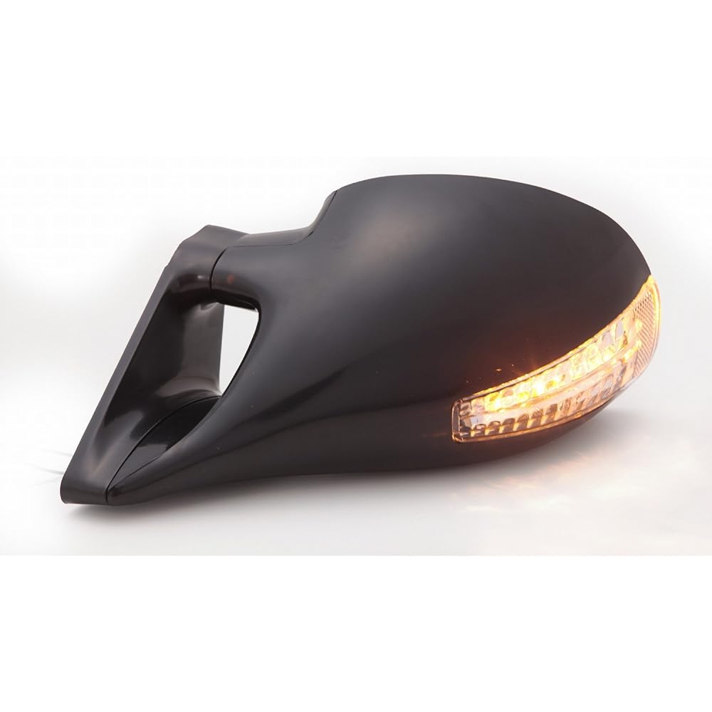 Side Mirror Impreza GE/GH/GR/GV Series [2007~2011] DTM2 Mirror LED Black Mirror Surface Manual Adjustment Right Handle SBMDT2BKMLHR-1890