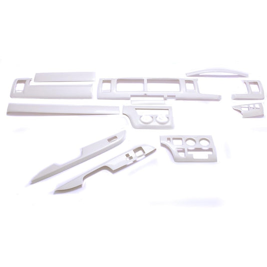 LANBO Original Interior Panel 15 Piece Set Toyota Hiace Regius Ace 200 Series Wide Car Type 1 Type 2 Type 3 White Pearl Crystal Shine 070 Dress Up Custom Parts LPH200W-070-15