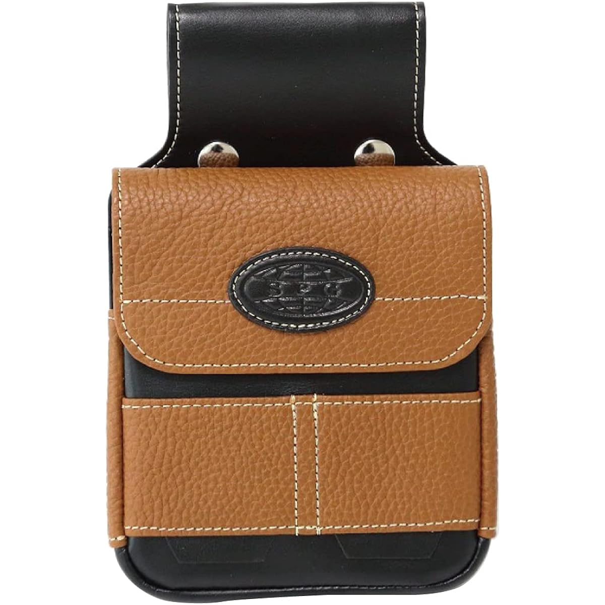 Park Golf Pouch [SPG Select Pouch] Genuine Leather Pouch Ball Waist Pouch Lightweight Smartphone Storage Craftsman (Camel)