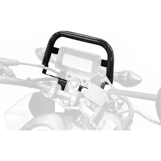 Kijima Motorcycle Bike Parts Handle Mount Stay Meter Guard Mount Stay φ22.2 Steel Black Finish GROM HONDA 204-0704
