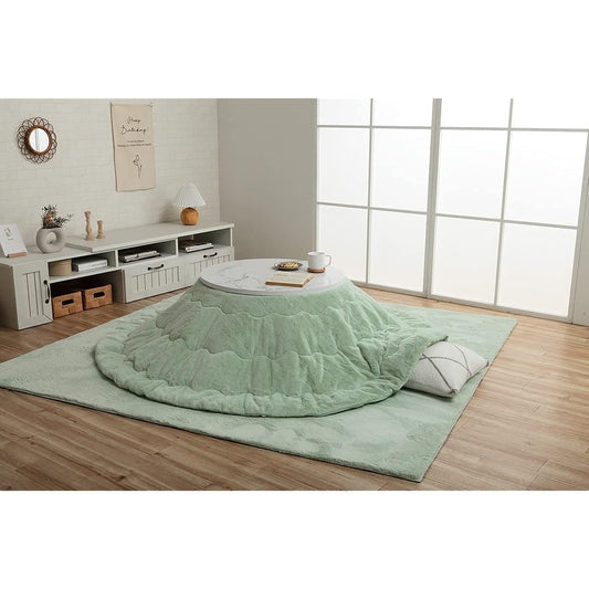 [Ikehiko Corporation] Kotatsu Futon 4550317203633 Pistachio Green Approx. 200cm Round