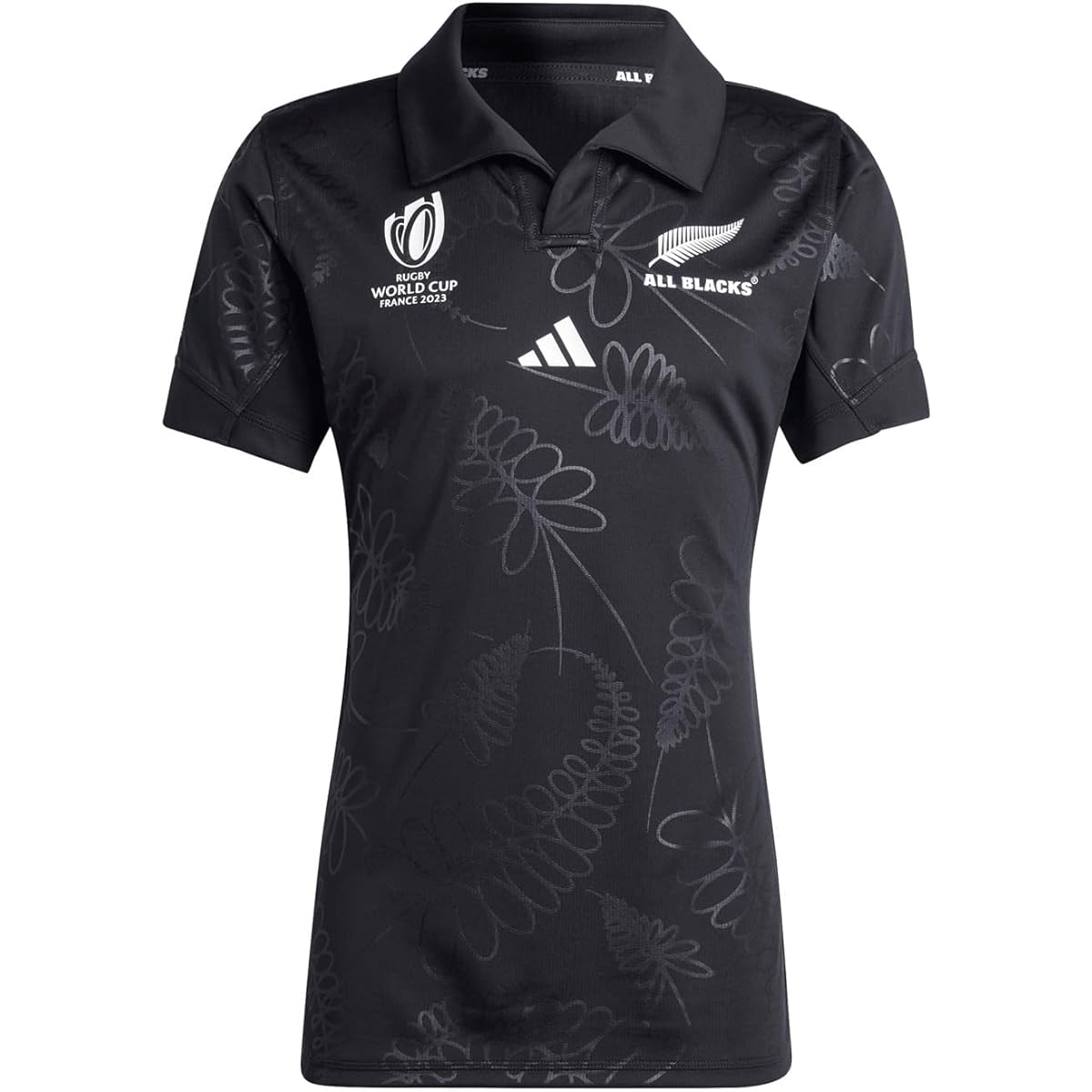 Adidas IJJ39 Men's Short Sleeve Uniform All Blacks Rugby Performance Home Jersey
