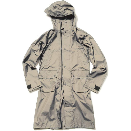 [Mac] Raincoat (high water repellent/lightweight fabric) (lightweight high-density CORDURA nylon) (adjustable cuff tape) (adjustable hood drawcord) (with sacoche)