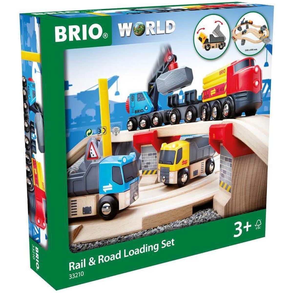 BRIO Rail & Road Quarry Set 33210