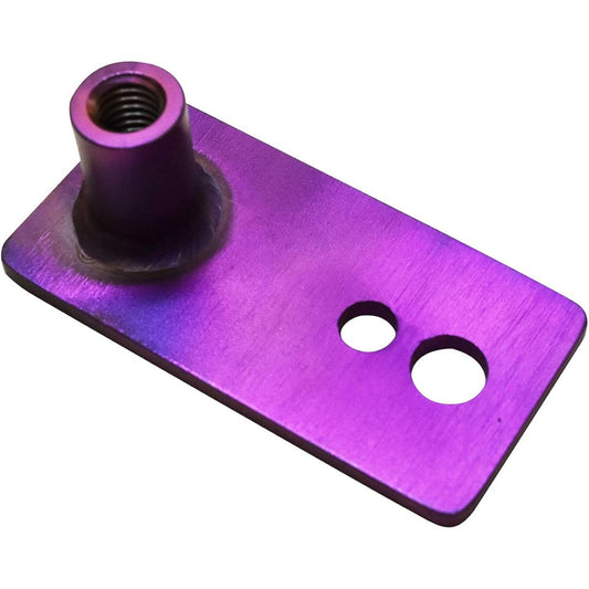 64 Titanium Anchor Piton Fixture Can be fixed with any screw thread Purple anodic acid coating [KOTEI-01]