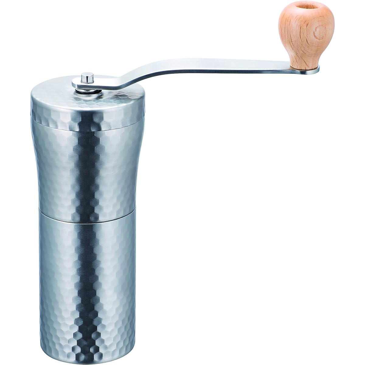 Kawasaki Synthetic Resin Hand Ground Coffee Mill MILLU SUS Coffee Mill Hammered Made in Japan MI-031