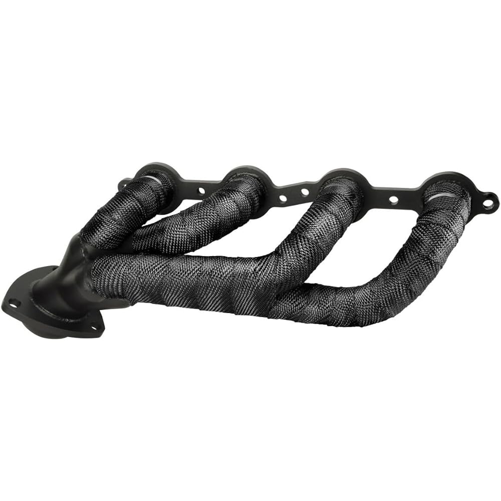 Design engineering black titanium exhaust heat trap with LR technology 2 "x 50 'Roll 010003