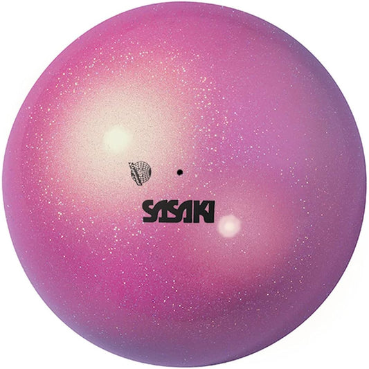 SASAKI Rhythmic Gymnastics Equipment Ball, International Gymnastics Federation Certified Product, Japan Gymnastics Association Certified Product, Aurora Ball, Diameter 18.5cm M-207AU-F