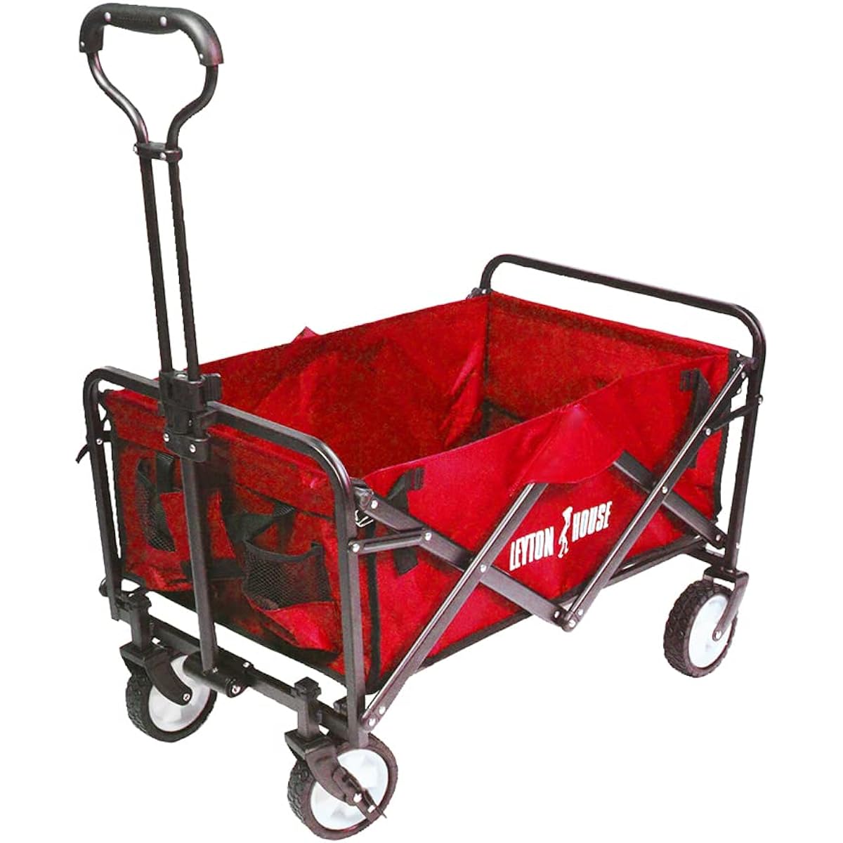 LEYTON HOUSE Outdoor Compact Carry Wagon LEYTON HOUSE Camping Sports Match Club Activities Trolley Home Off-road BBQ Leisure S Size Approx. 60L Warranty Service Included
