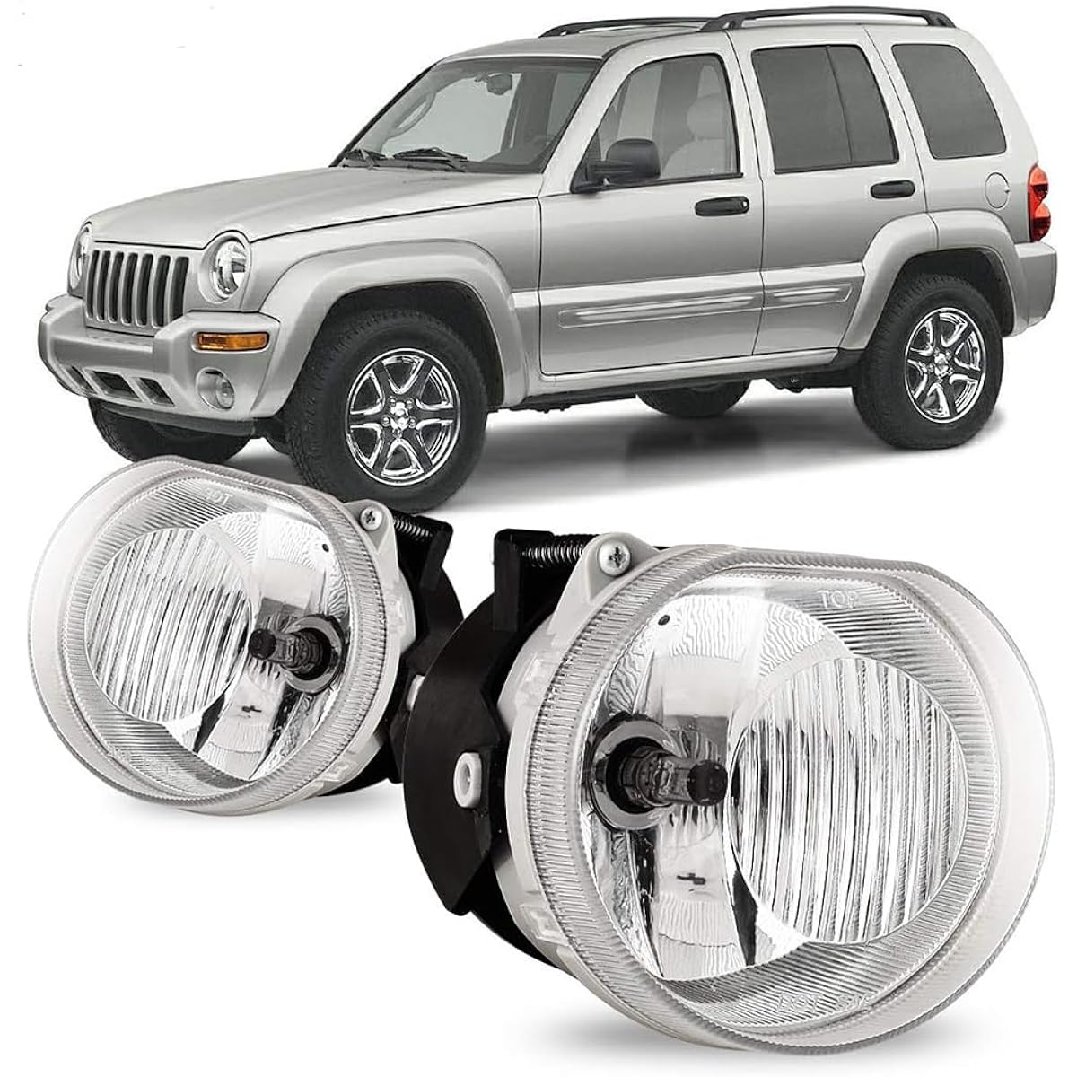 Winjet [2002 2003 2004 Jeep Liberty] Compatible with driving foglights