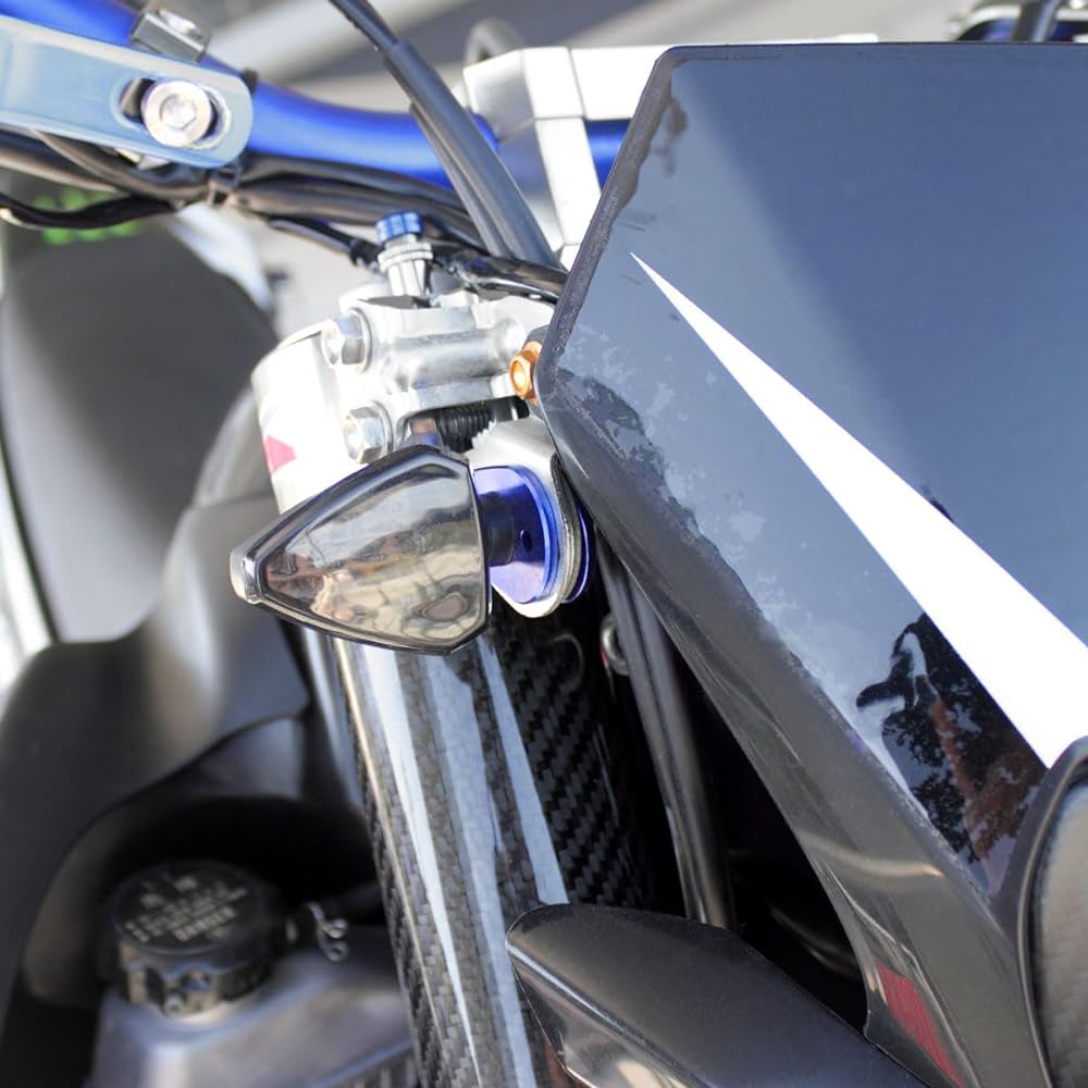 MOTOLED Flasher Holder Plate Blue D45-59-952