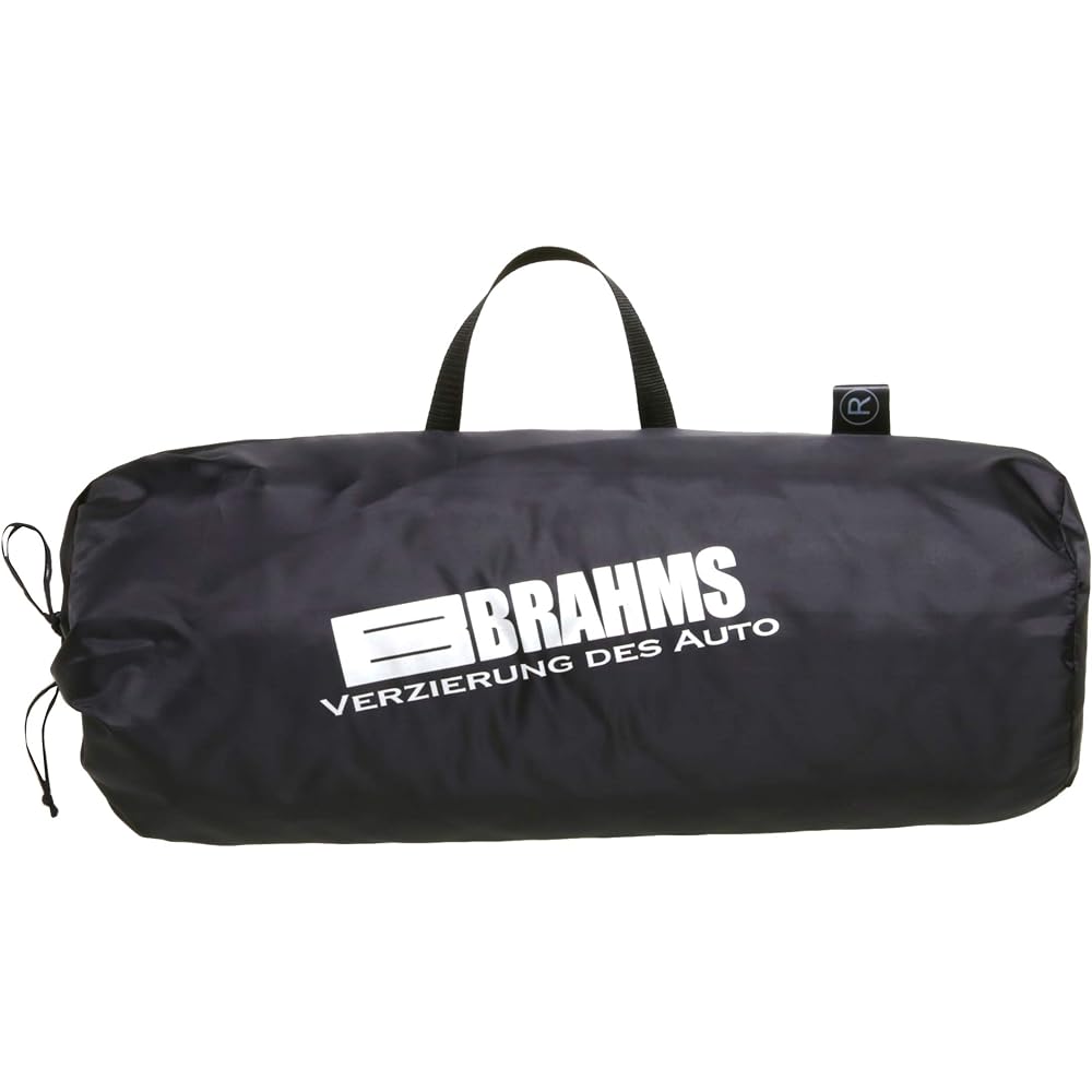 BRAHMS Blind Shade Rear Set [Toyota Hiace 200 Series Wide Long V Type H27/12-] TOYOTA SaftySence P Available / 4 Door GL Wagon 2nd Row Driver Side Small Window / 3rd Row Both Sides No Small Windows B1-