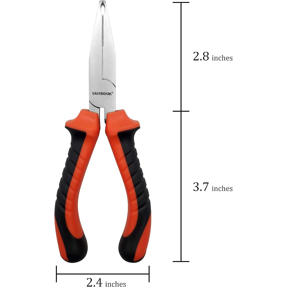 VANTRONIK Hughes Puller Relepurer Flat Blade Square Automobile JCASE Box Car Hughes or Relay Insulated Handle Length 6.5 inches