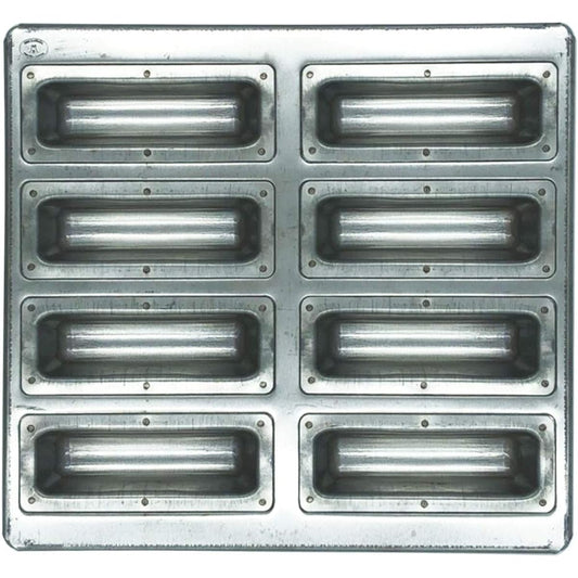 Matsunaga Seisakusho Silicone Processed Silver Mini Raft Top Plate 8P MS84