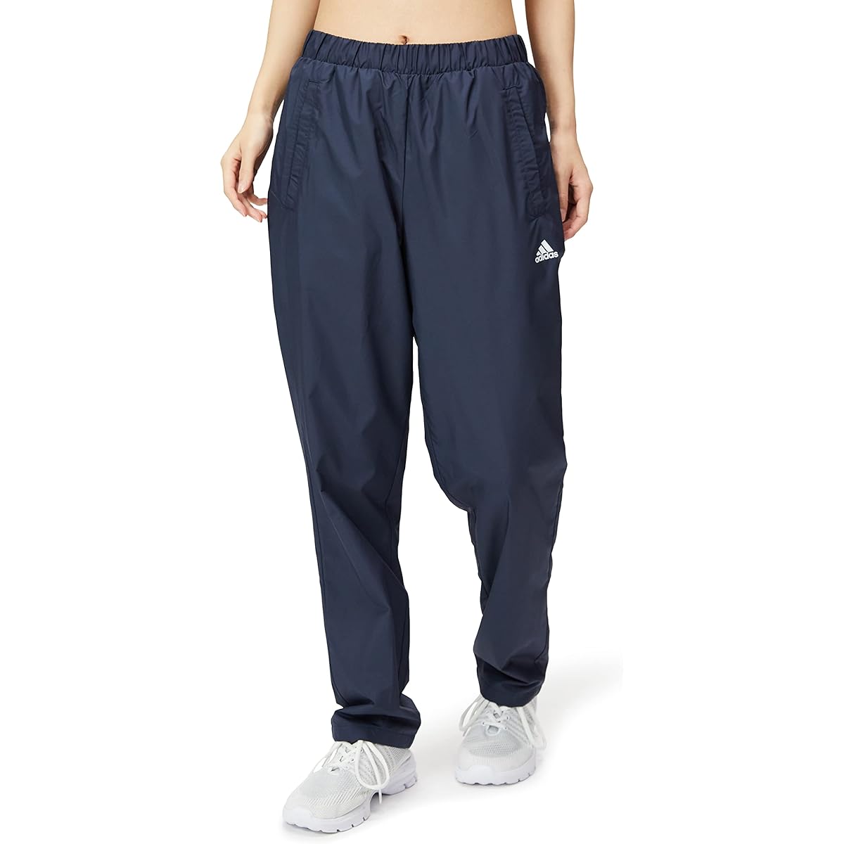 [Adidas] Jersey Bottom Color Block Wind Pants N3802 Women's