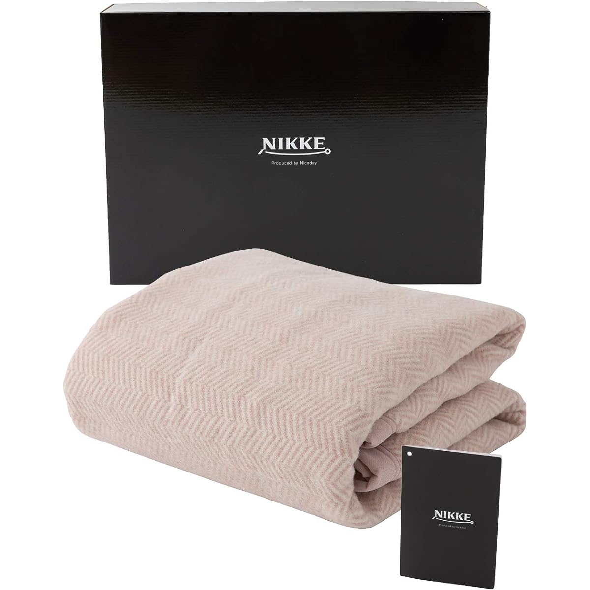 Nice Day Wool Blanket, Pink, Single (140 x 200 cm), 100% Wool (Fuzz), Heat Retention, Moisture Absorption, Non-stuffy Blanket, Washable, NIKKE, Made in Japan, 56450101