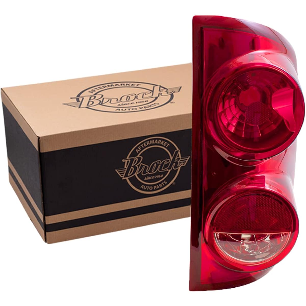 BROCK After Market replacement passenger seat right tail light unit 2007-2009 DODGE RAM compatible