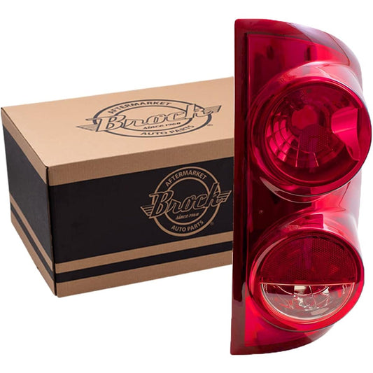 BROCK After Market replacement passenger seat right tail light unit 2007-2009 DODGE RAM compatible